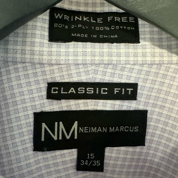 NEIMAN MARCUS BRAND BUTTON DOWN SHIRT - Picture 3 of 3